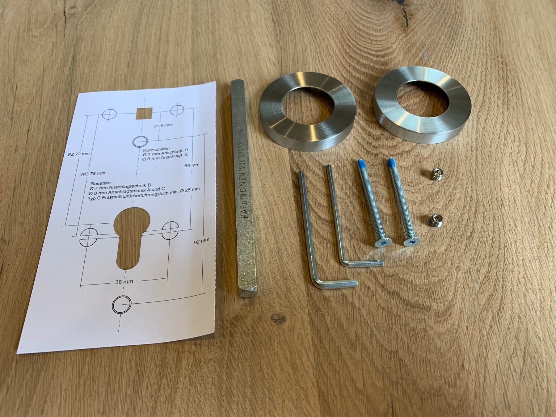 hafi bijgeleverde kruk onderdelen