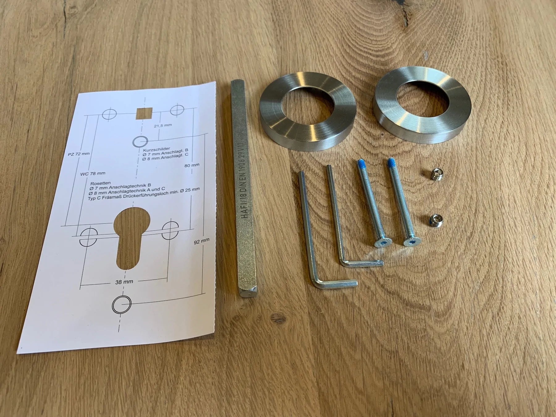 hafi bijgeleverde kruk onderdelen