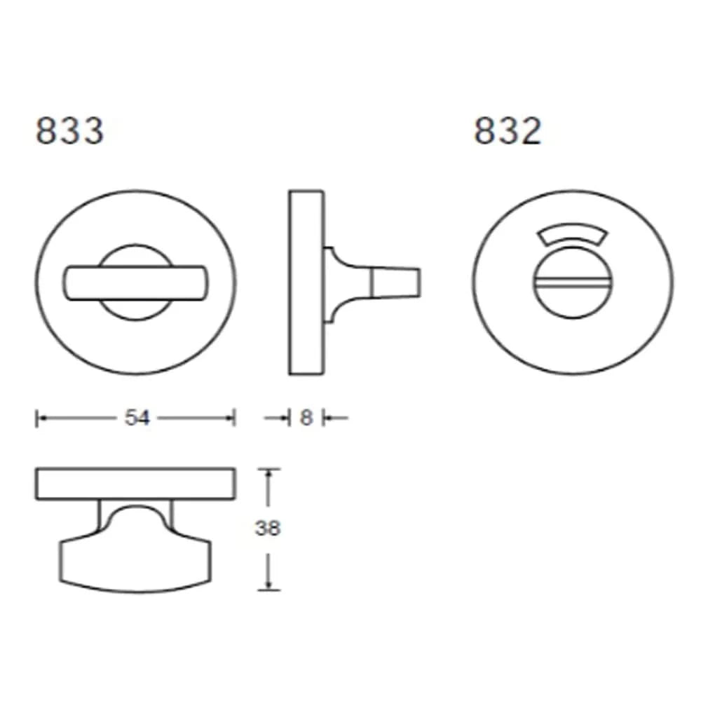 hafi wc rozet lijntekening