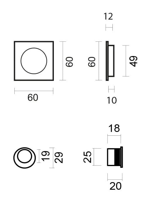 hdd bronzen schuifdeurkom fra carre per set