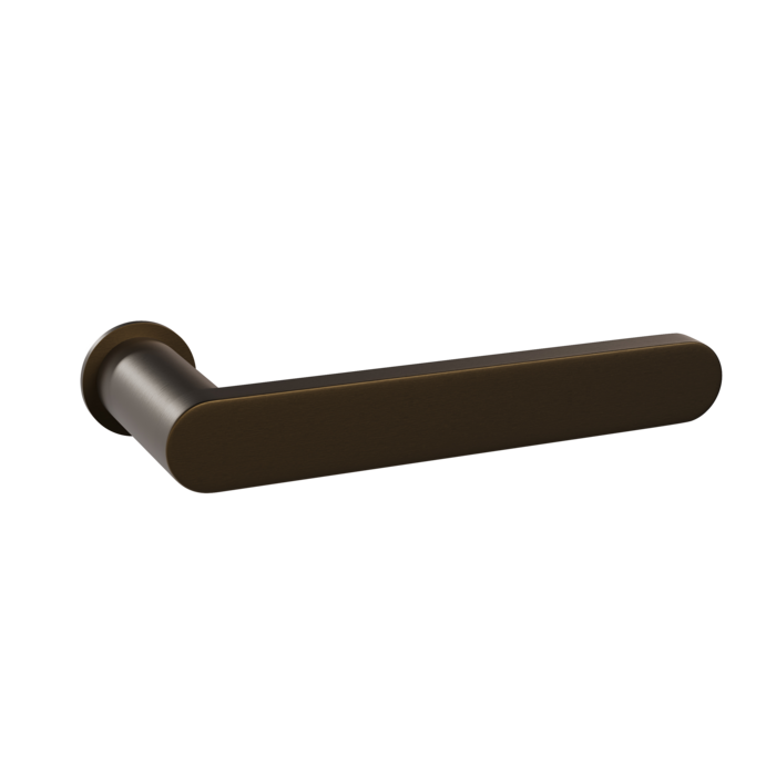 HDD Pro DEURKRUK PRO Minimal MAT BRONS op minimalistisch rozet - Deurbeslag-expert