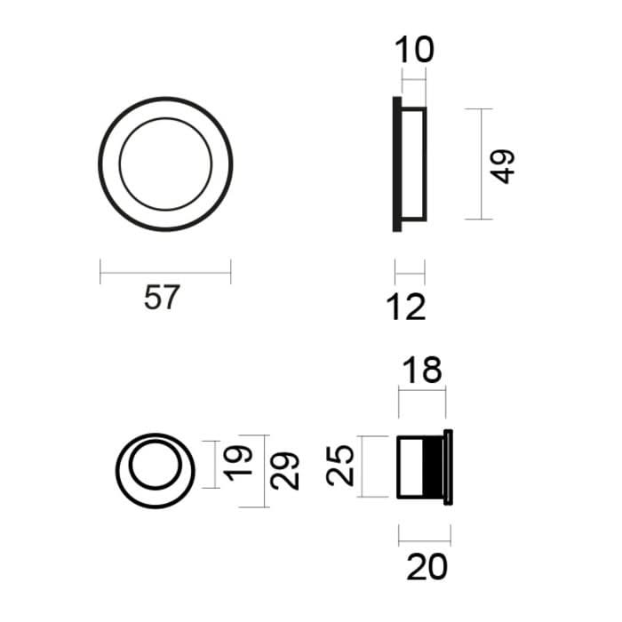 HDD Pro Schuifdeurkom Inkapschelp Fra Rond Nikkel