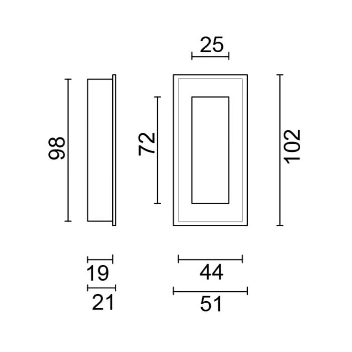 HDD Pro Schuifdeurkom Inkapschelp Hdd Closed Inox Plus