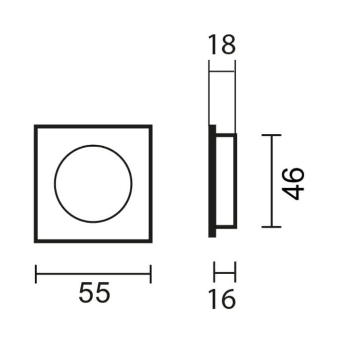 HDD Pro Schuifdeurkom Inkapschelp Hdd Rond Carre Inox Plus