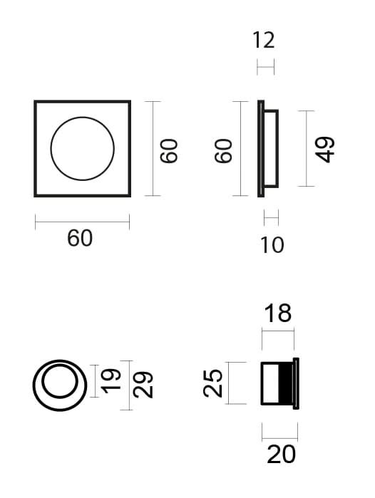 HDD Pro Schuifdeurkom Inkapschelp Fra Carre Zwart