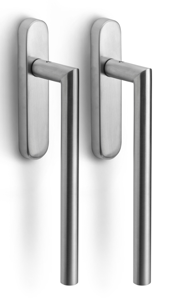 Formani | LB230PA | BASICS | Massief | Hefschuifdeurbeslag kruk/kruk | Mat RVS