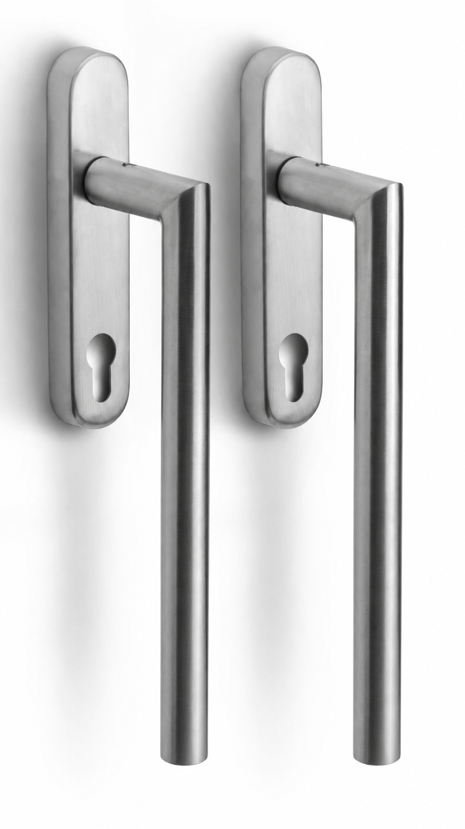 Formani | LB230PA | BASICS | Massief | Hefschuifdeurbeslag kruk/kruk | Mat RVS