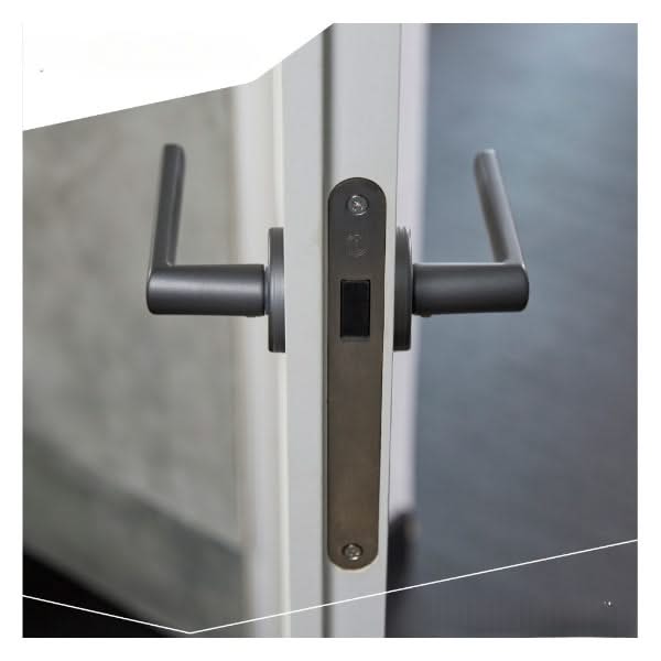 Intersteel | Woningbouw magneet loopslot | Voorplaat Afgerond | RVS - Deurbeslag-expert