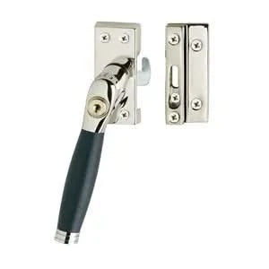 Intersteel | Raamsluiting Ton 222 | Afsluitbaar | SKG1 | Nikkel/Ebbenhout - Deurbeslag-expert