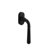 Intersteel | Raamkruk Helena | Ovaal Rozet | Zwart