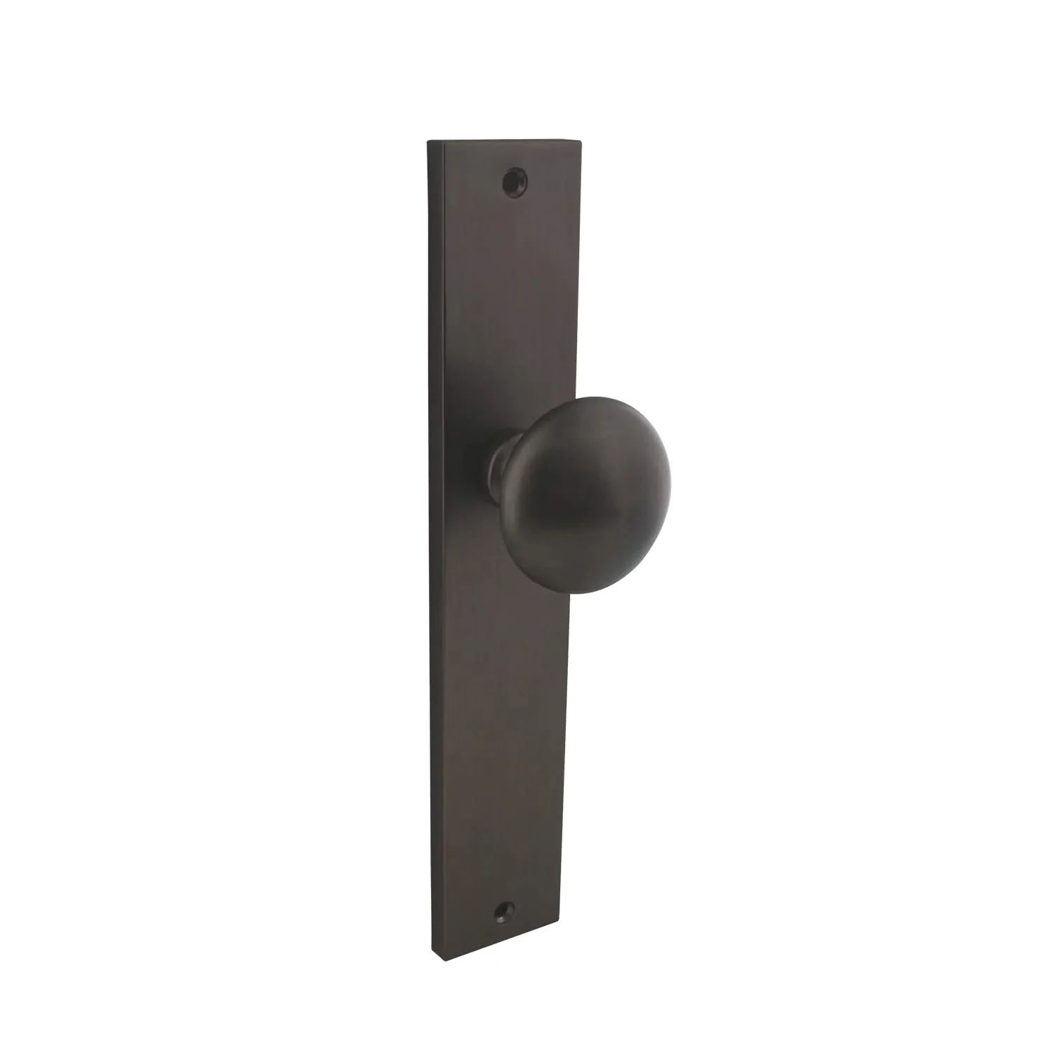 Intersteel Knop op rechthoekig schild Antraciet grijs