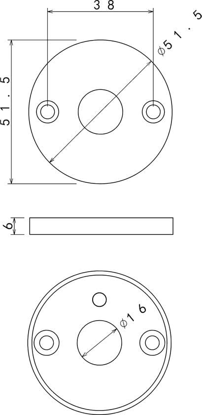 Impresso Deurkruk Perth Chroom op rond rozet - Deurbeslag-expert