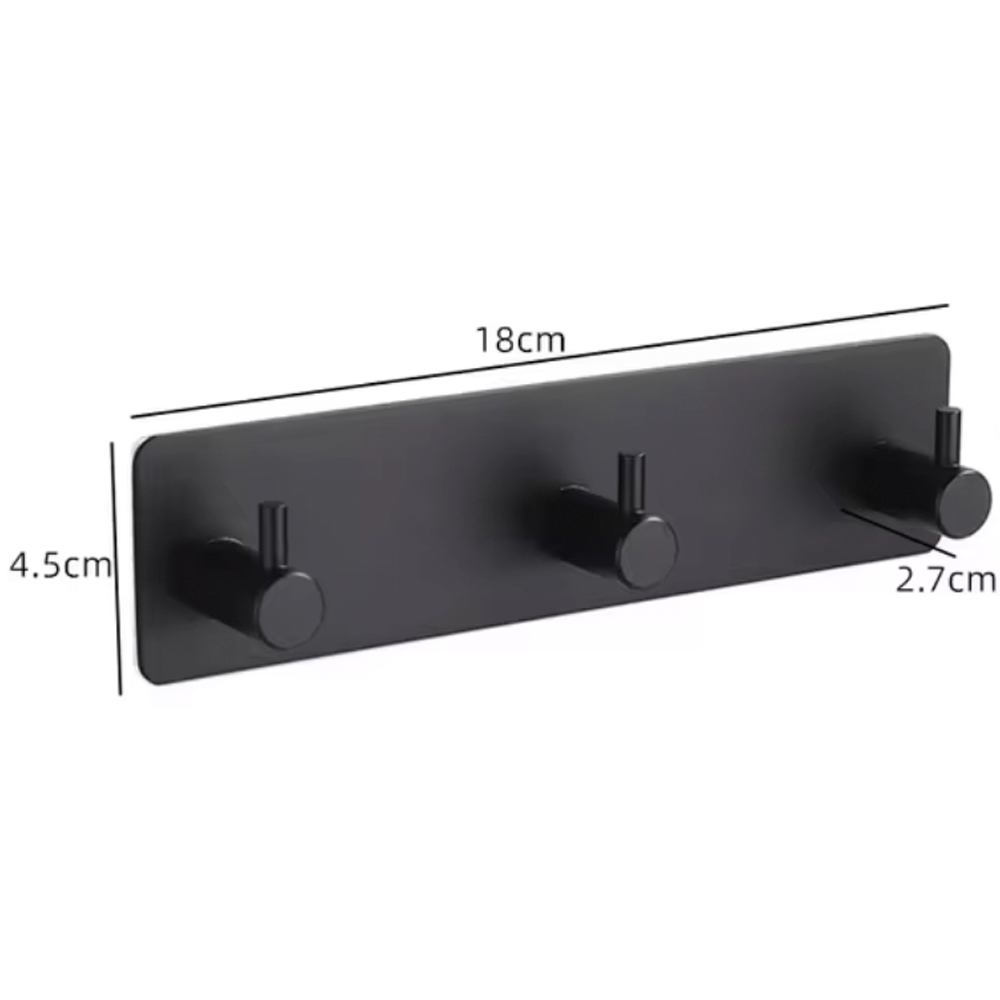 ULA roestvrijstalen muurhaak 3M sticker zelfklevende deurhaak handdoek kleding badjas rek toiletaccessoires doucheaccessoires