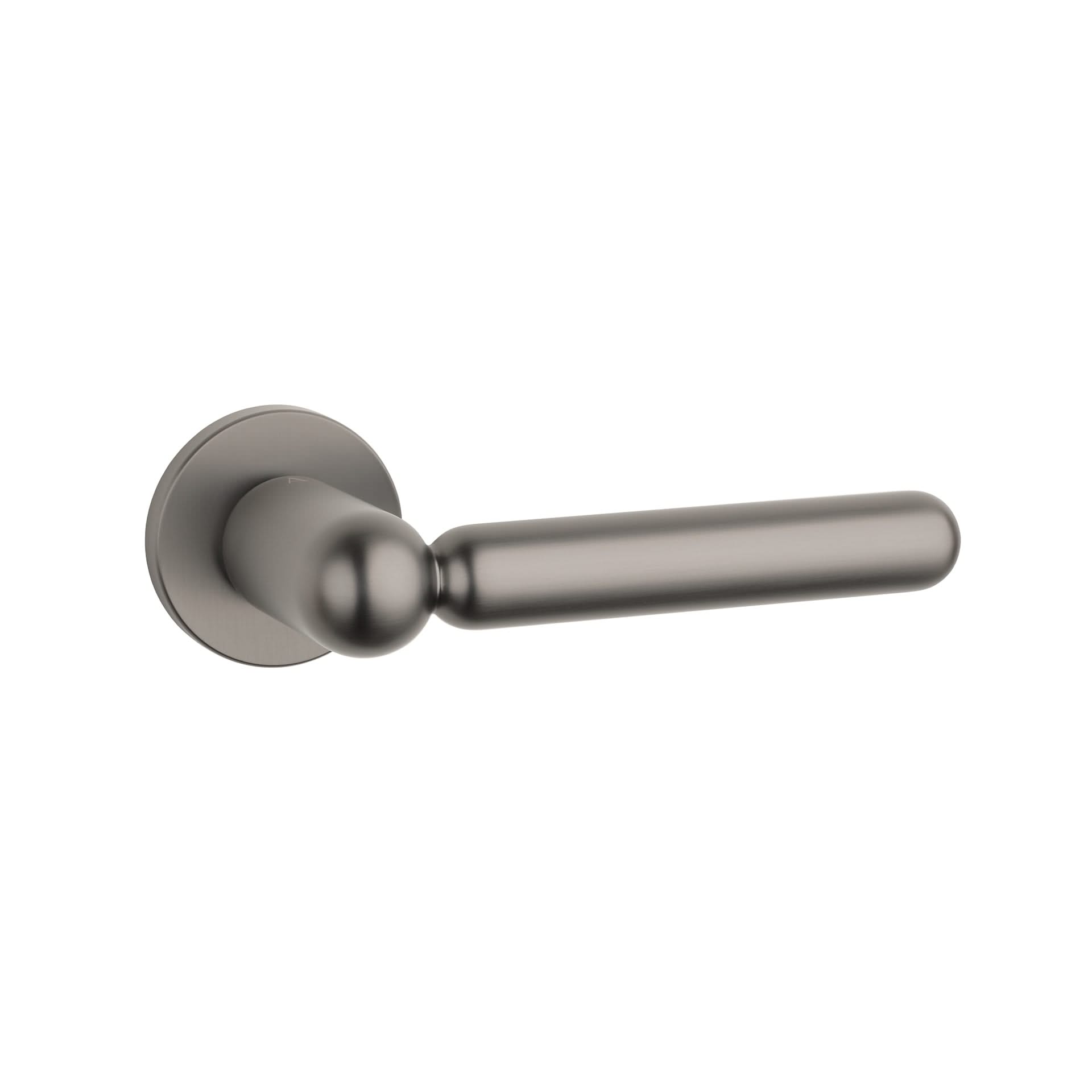 Aprile | Deurkruk Rubia | op rond rozet | Gunmetal - Deurbeslag-expert