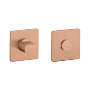 STERK | WC garnituur KVADRAT 1712 | Ultra dun | 3mm | Mat koper