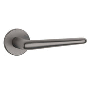 Aprile | Deurkruk Lavanda | op rond rozet | Gunmetal - Deurbeslag-expert