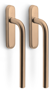 Formani | LB231PA | BASICS | Massief | Hefschuifdeurbeslag kruk/kruk | PVD Licht Brons
