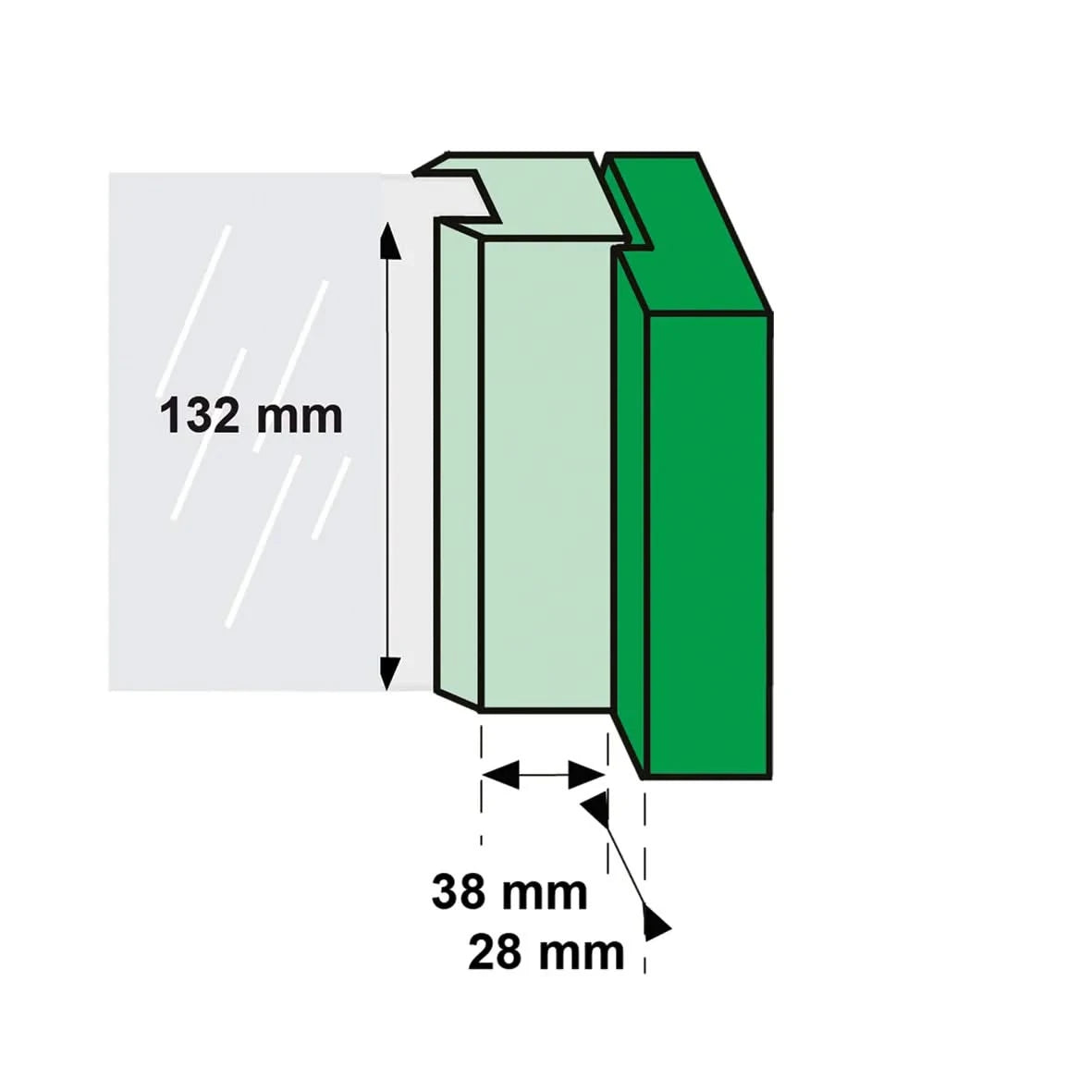 minimale benodigde montageruimte 331941 raamsluiting 3319 links naar buiten inbouwkom zonder onderlegplaat E0002598.jpg