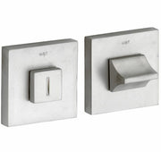 Artitec WC garnituur 5-8 mm Model 06 mat nikkel ongelakt - Deurbeslag-expert