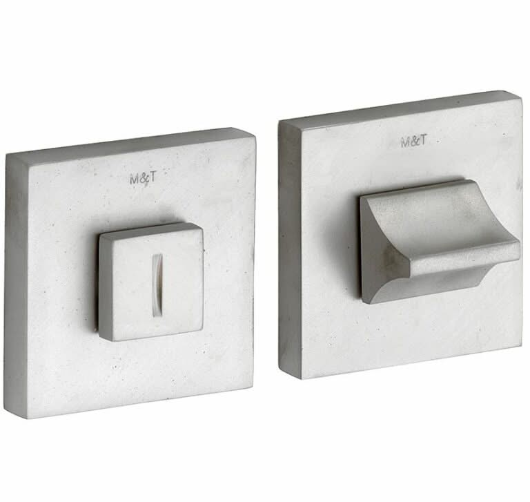 Artitec WC garnituur 5-8 mm Model 06 mat nikkel ongelakt - Deurbeslag-expert