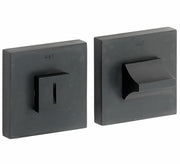 Artitec WC garnituur 5-8 mm Model 06 PVD Mat zwart - Deurbeslag-expert