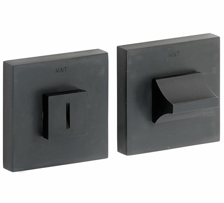Artitec WC garnituur 5-8 mm Model 06 PVD Mat zwart - Deurbeslag-expert