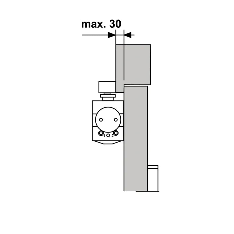 AXA Deurdranger 7509 instelbaar Grijs met glij-arm 80kg - Deurbeslag-expert
