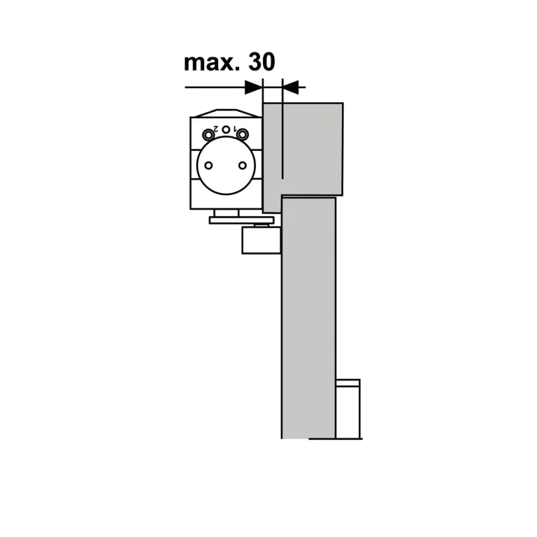 AXA Deurdranger 7509 instelbaar Grijs met glij-arm 80kg - Deurbeslag-expert