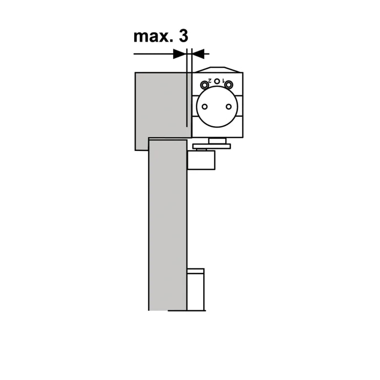 AXA Deurdranger 7509 instelbaar Grijs met glij-arm 80kg - Deurbeslag-expert
