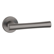Aprile | Deurkruk Papavera | op rond rozet | Gunmetal - Deurbeslag-expert