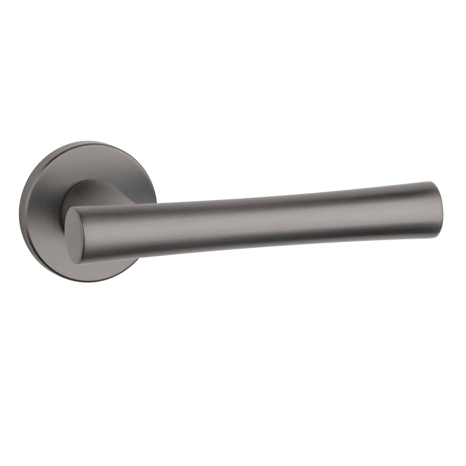 Aprile | Deurkruk Papavera | op rond rozet | Gunmetal - Deurbeslag-expert