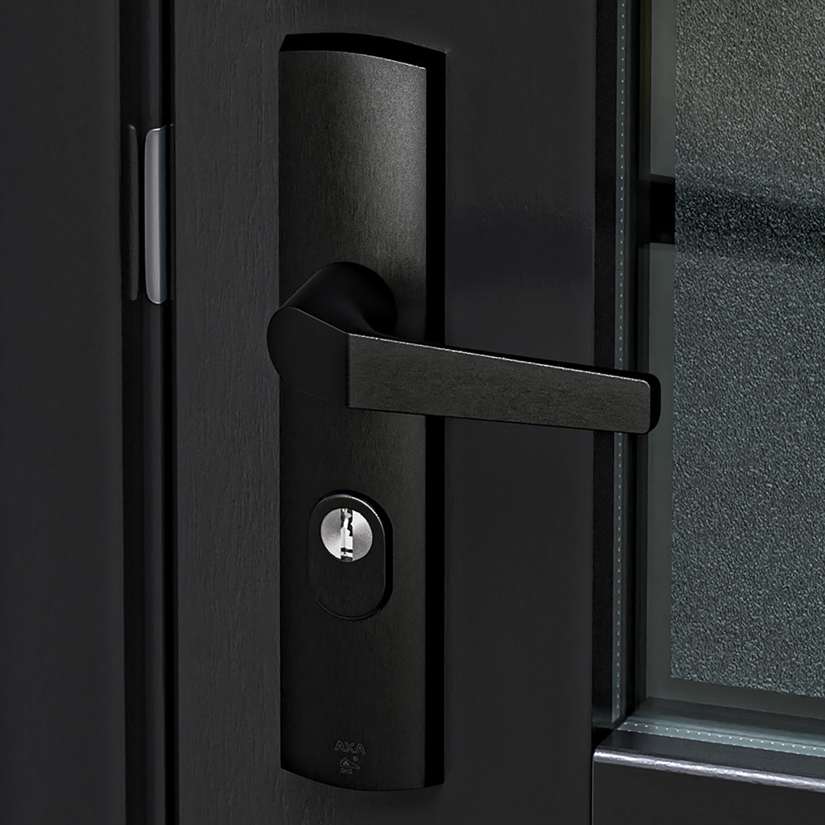AXA | Veiligheidsbeslag Premium kruk Arrow PC92 anti-kerntrek | Zwart