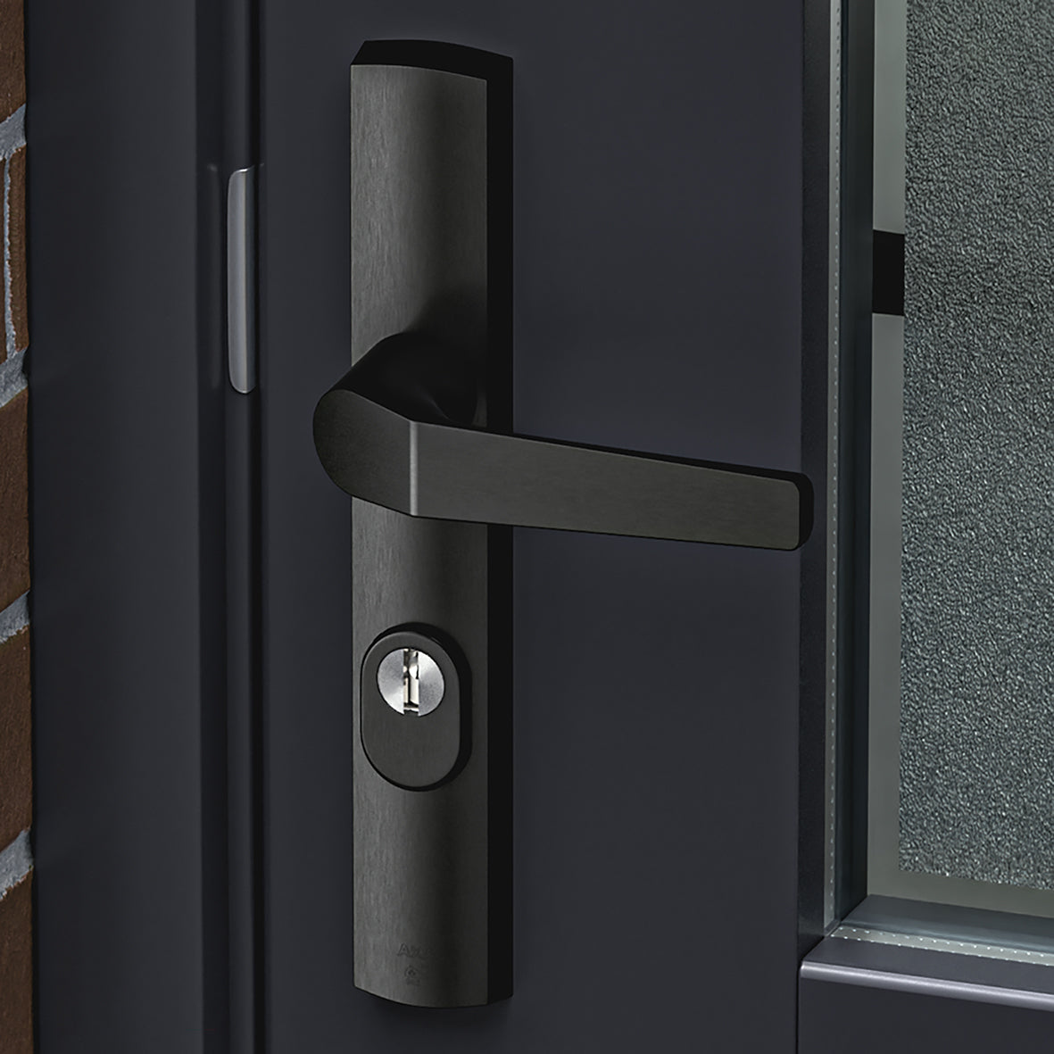 AXA | Veiligheidsbeslag Premium smal kruk Arrow PC72 anti-kerntrek | Zwart