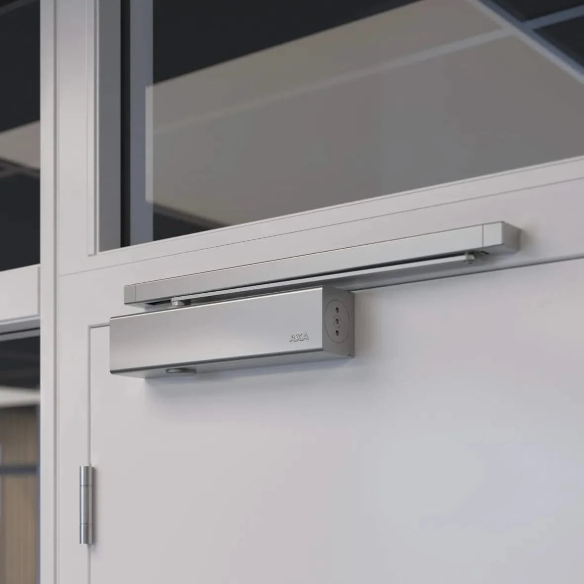 AXA Deurdranger 7511 instelbaar Grijs met glij-arm 120kg - Deurbeslag-expert