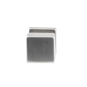 Hardbrass voordeurknop Quadro 60 PVD Inox vooraanzicht