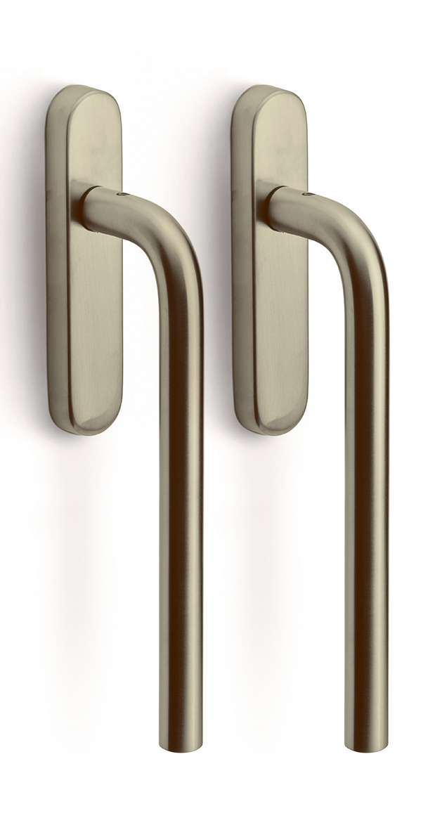 Formani | LB231PA | BASICS | Massief | Hefschuifdeurbeslag kruk/kruk | PVD Champagne