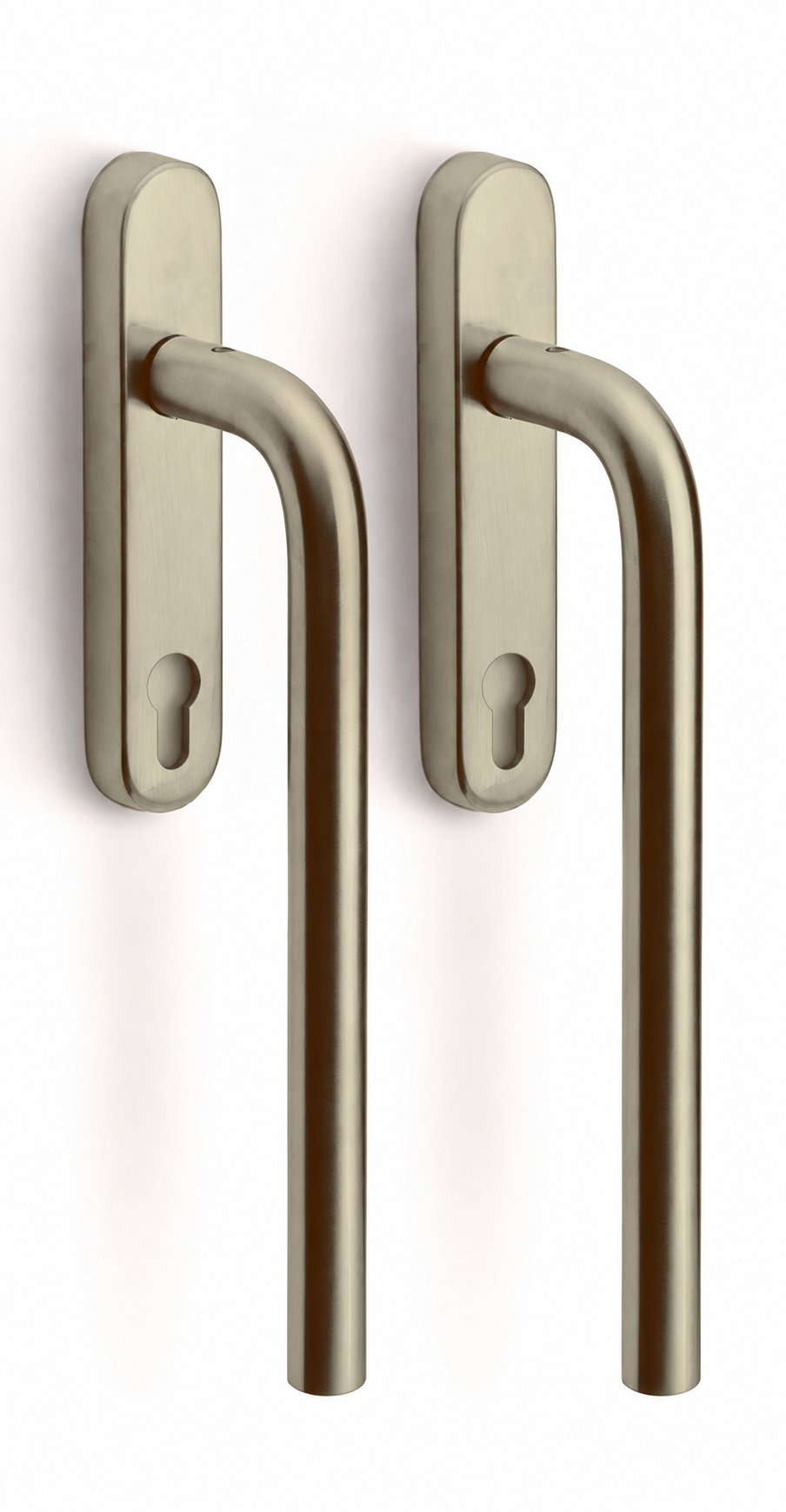 Formani | LB231PA | BASICS | Massief | Hefschuifdeurbeslag kruk/kruk | PVD Champagne