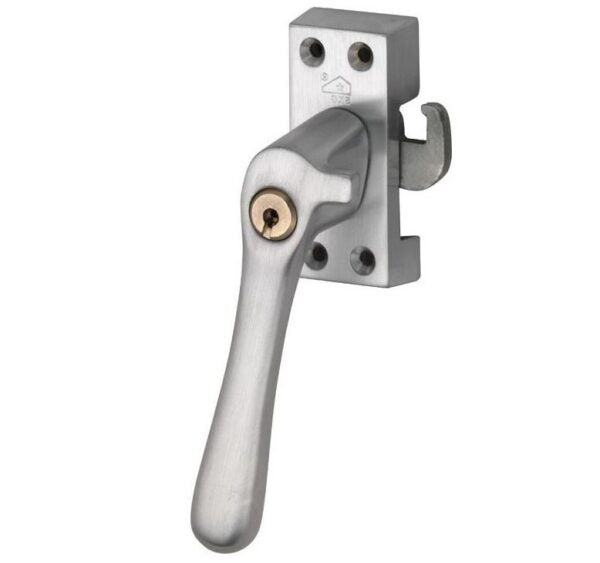 Artitec Mi Satori SKG1 raamsluiting met sluitplaat afsluitbaar links Linea Mat chroom - Deurbeslag-expert