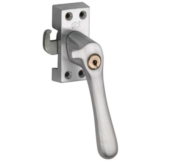Artitec Mi Satori SKG1 raamsluiting met sluitplaat afsluitbaar rechts Linea Mat chroom - Deurbeslag-expert