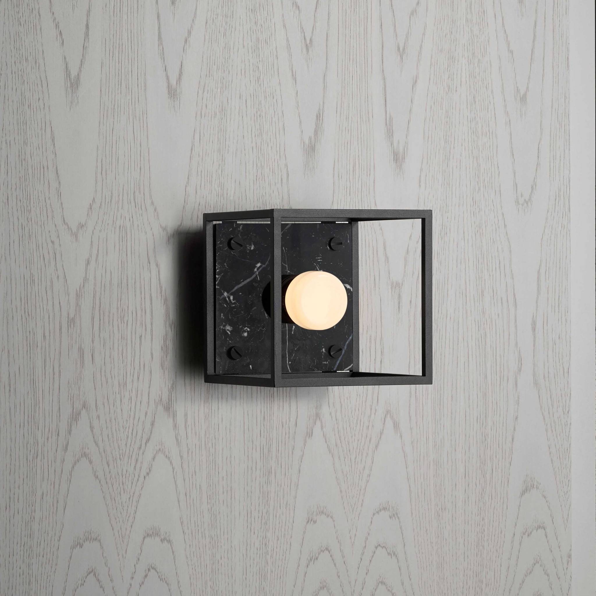 Buster + Punch Caged Wall | Wandlamp | Black Marble