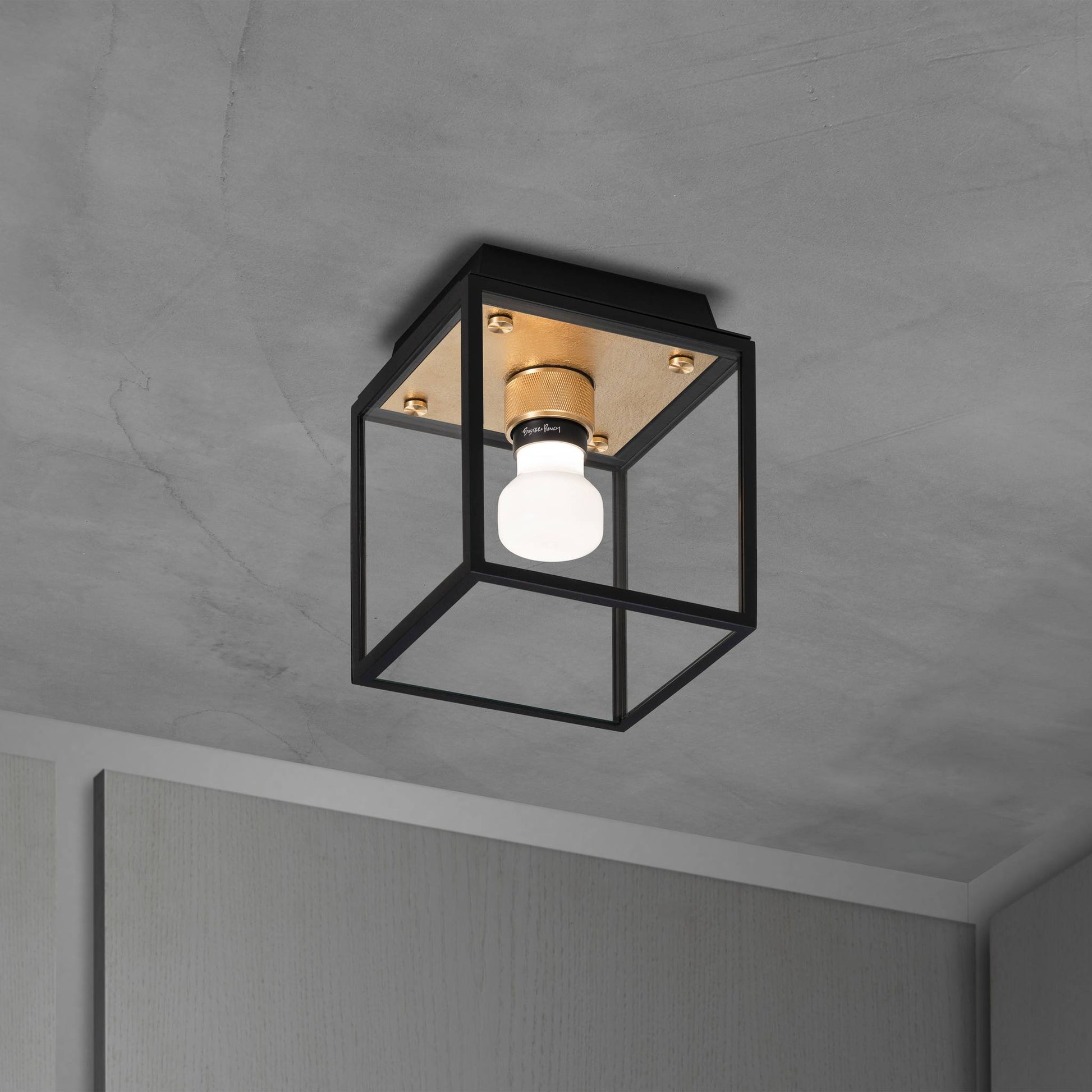 Buster + Punch Caged Wet | Plafondlamp Small | Goud