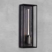Buster + Punch Caged Wet Wall | Wandlamp IP44 | Gun Metal