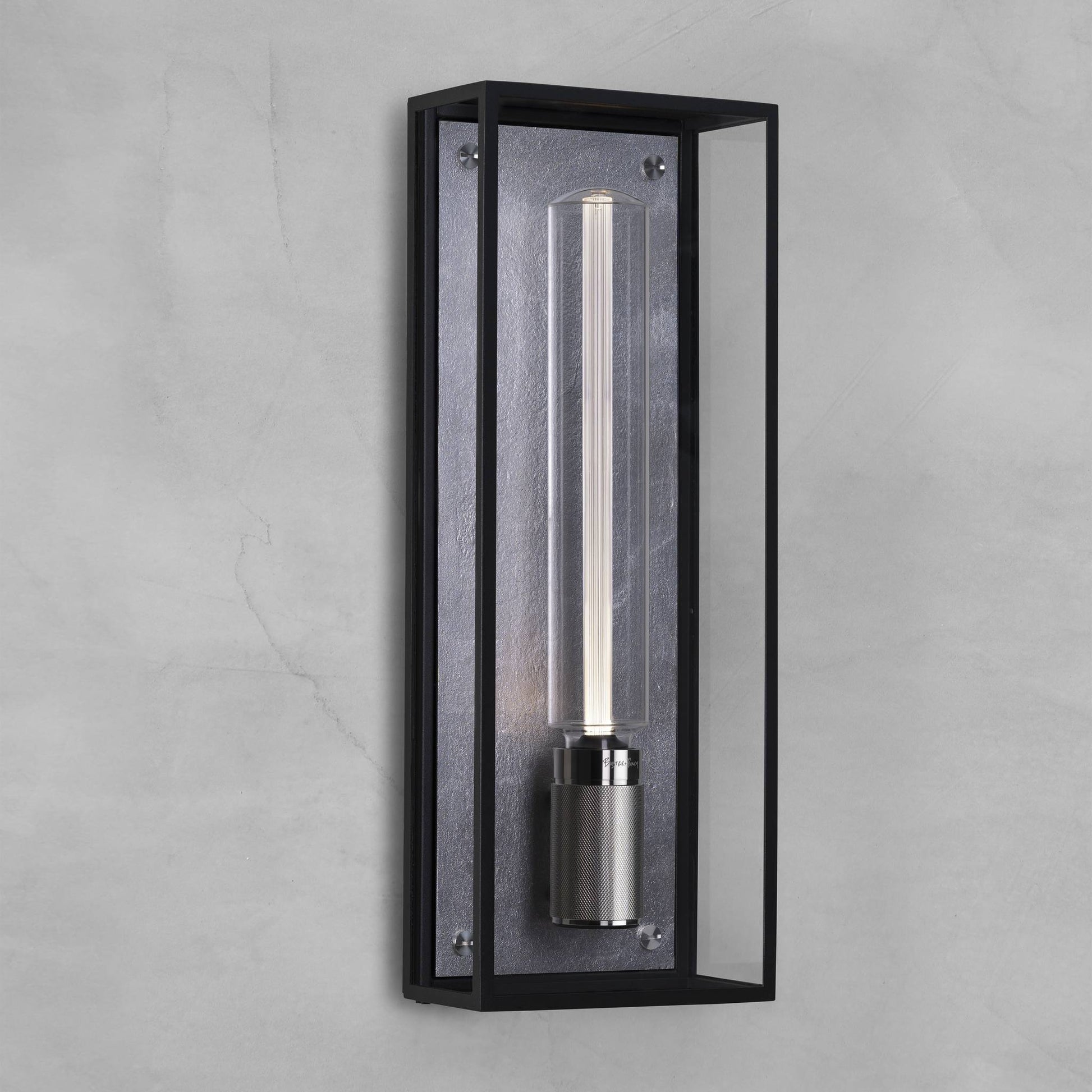 Buster + Punch Caged Wet Wall | Wandlamp IP44 | Steel
