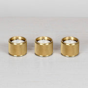 Buster + Punch | Waxinelichthouder Cross (set van 3) | Goud