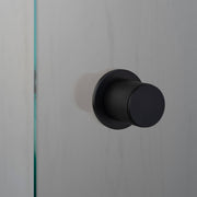 buster + punch linear | deurknop enkelzijdig (niet draaibaar) | welders black