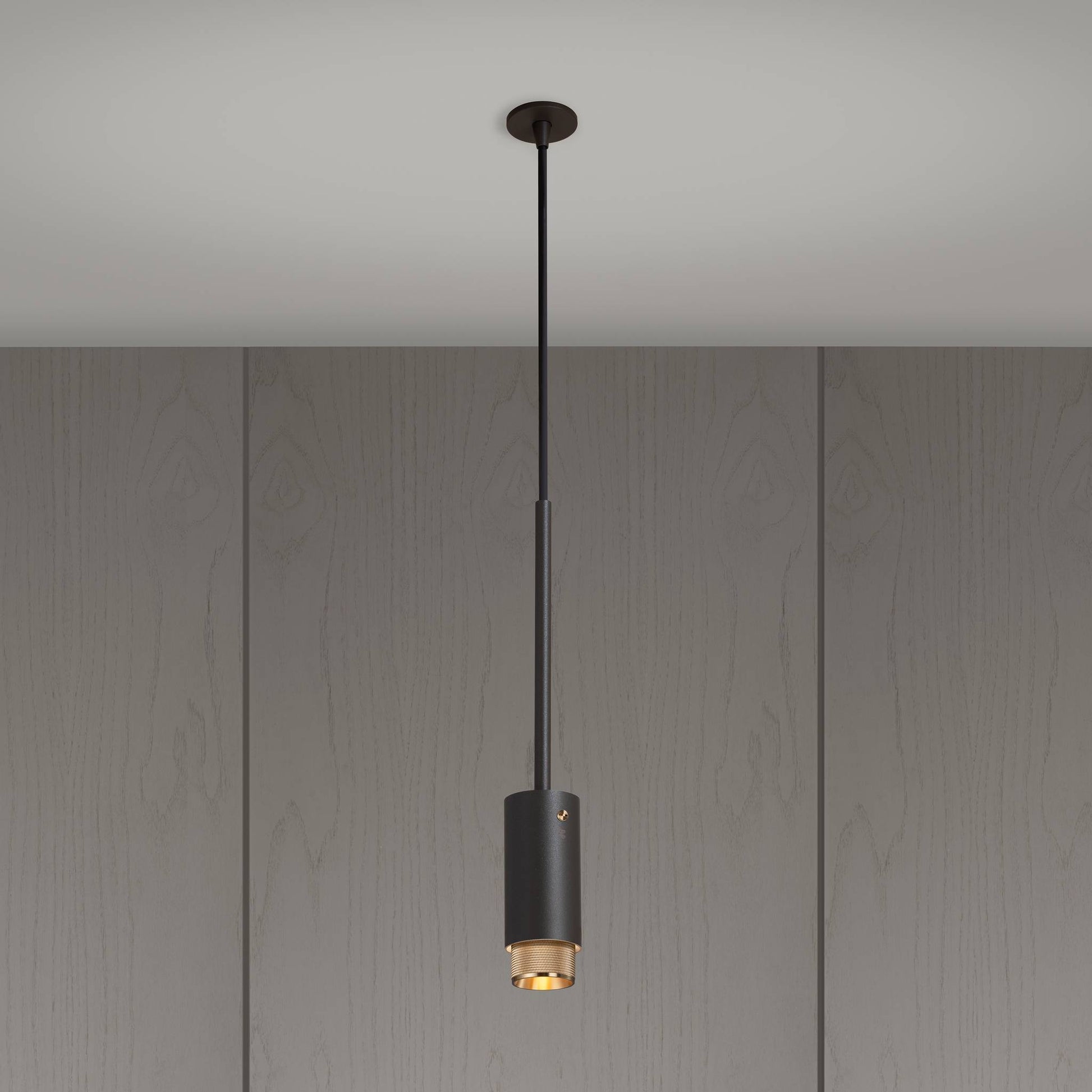 buster + punch exhaust | hanglamp cross | goud