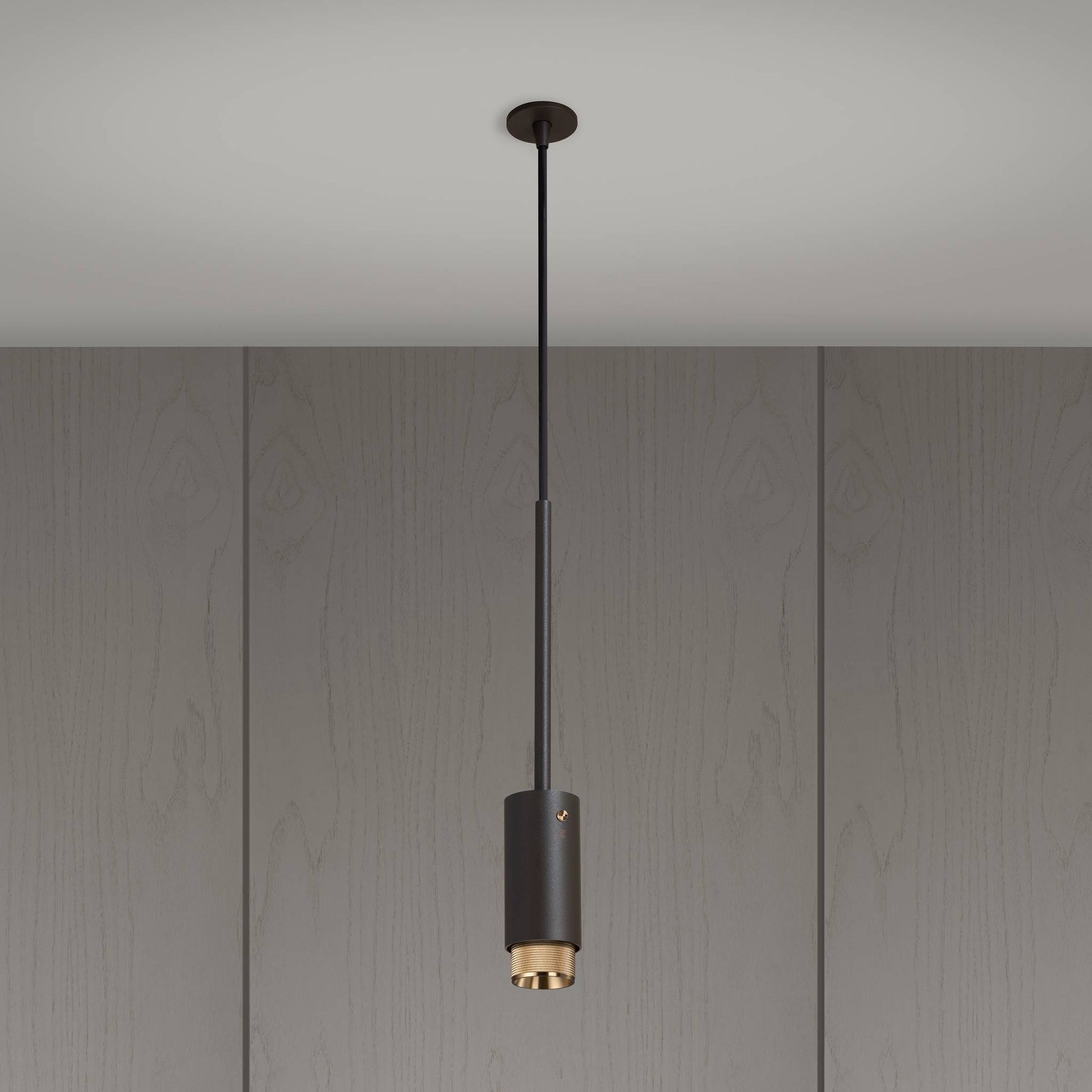 buster + punch exhaust | hanglamp cross | goud