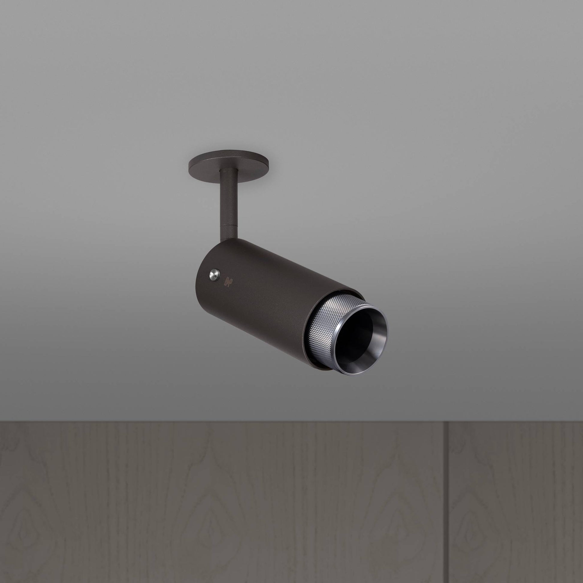 Buster + Punch Exhaust Graphite | Spot Cross | Steel - zijaanzicht
