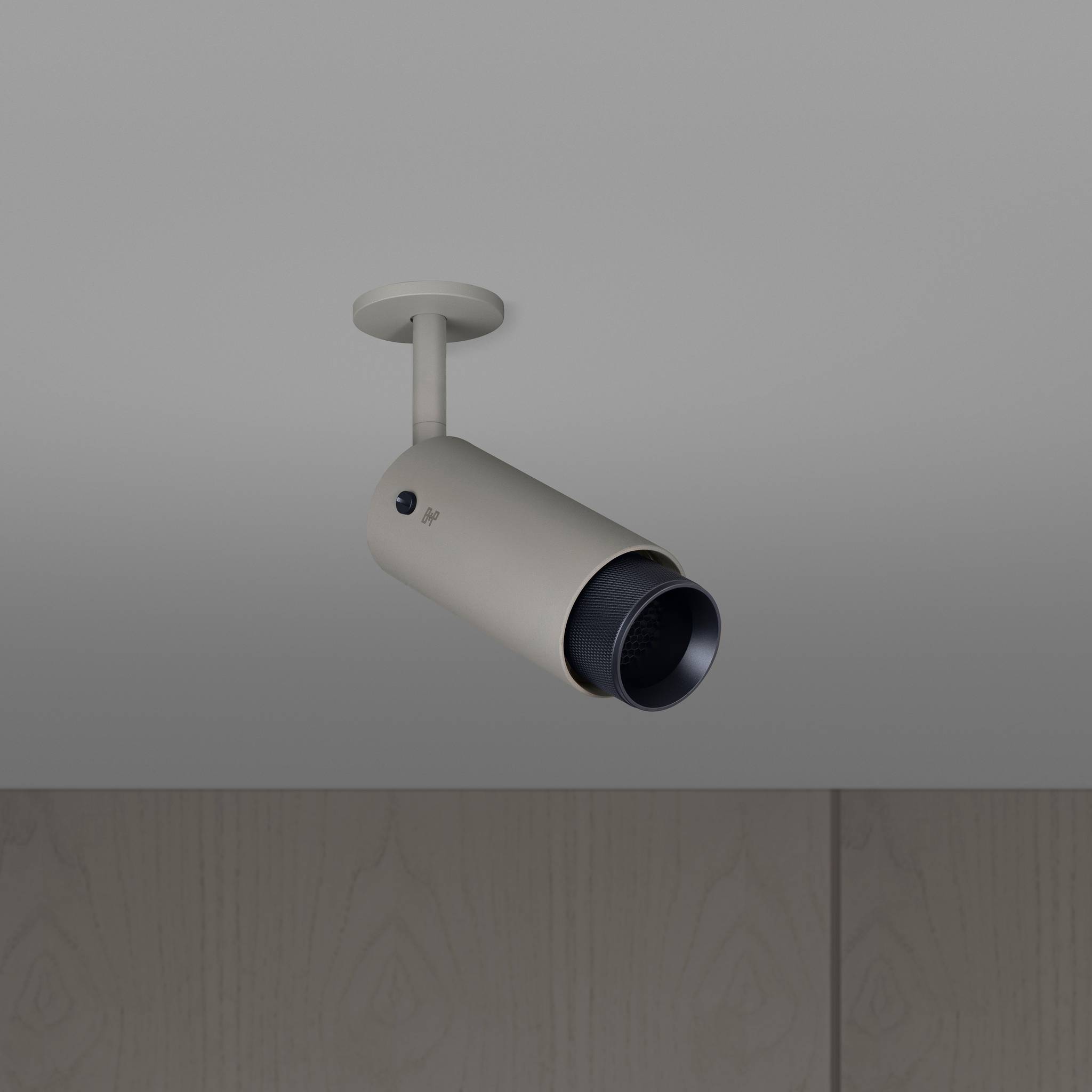 Buster + Punch Exhaust Stone | Spot Cross | Black - zijaanzicht