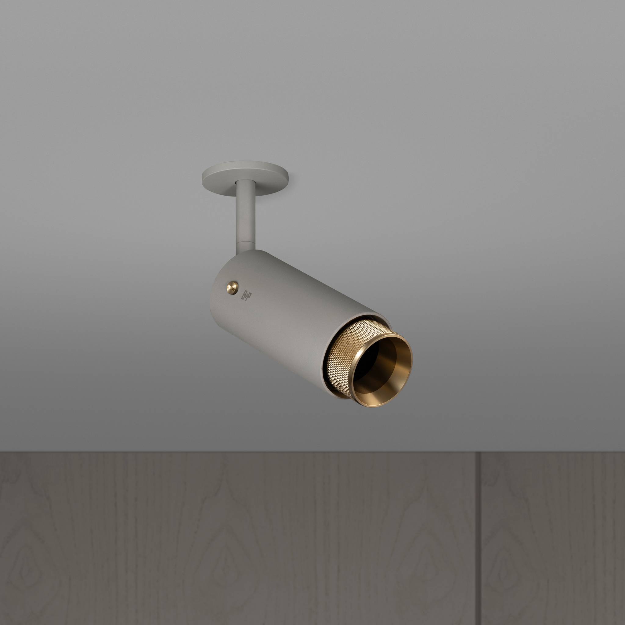 Buster + Punch Exhaust Stone | Spot Cross | Goud - zijaanzicht